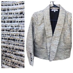 J Lo 90’s Metallic Jennifer Lopez black jacket Vintage